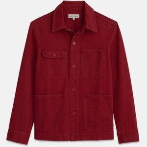 Alex Mill | Garment-Dyed Work Jacket Deep Red | S